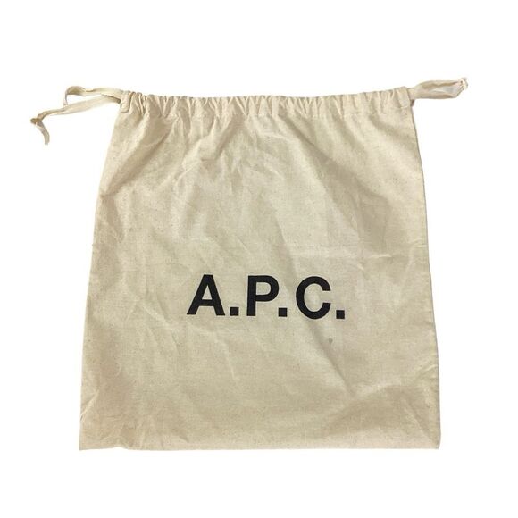 A.P.C Demi Lune Mini Bag Fuchsia Crossbody Purse Metallic Pink Leather - Picture 14 of 14